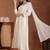 Women floral embroidered kurta with trousers & dupatta