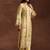Floral printed notch neck beads and stones straight kurta with palazzos and dupatta