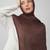 Brown premium modal solid hijab