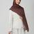 Brown premium modal solid hijab