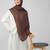 Brown premium modal solid hijab