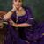 Embroidered square neck anarkali kurta with trousers and dupatta