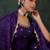 Embroidered square neck anarkali kurta with trousers and dupatta