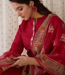 Straight kurta with trouser & dupatta