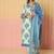 Women floral printed regular pure cotton kurta with trousers & with dupatta