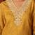 Women floral embroidered cotton kurta with trousers & dupatta