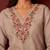 Women floral embroidered linen kurta with trousers & dupatta
