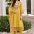 Women floral embroidered regular thread work pure cotton kurta sets