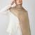 Beige premium modal solid hijab