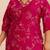 Extra love by libas plus size women floral printed kurta with trousers & with dupatta