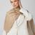 Beige premium modal solid hijab