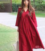 Women regular a-line kurta with trousers