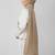 Beige premium modal solid hijab
