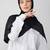Black premium modal solid hijab