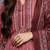 Floral printed notch-neck kurta with trousers and dupatta