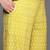 women floral printed sequinned work high slit kurta with palazzos & dupatta