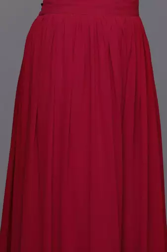 Women ethnic motifs embroidered pleated sequinned kurta with palazzos & with dupatta