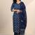 Women floral printed regular kurta with trousers & dupatta