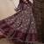 Women burgundy pure cotton kurta sets
