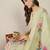 Women floral embroidered thread work pure cotton kurta with trousers & dupatta