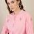 Women floral embroidered cotton kurta with trousers