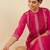 Women ethnic motifs printed cotton a-line kurta with trousers