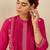 Women ethnic motifs printed cotton a-line kurta with trousers