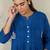 Women ethnic motifs printed cotton a-line kurta with trousers
