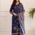 Women ethnic motifs printed kurta with palazzos & dupatta