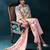Women floral printed a-line kurta with trousers & dupatta