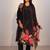 Women floral printed kurta with trousers & dupatta