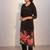 Women floral printed kurta with trousers & dupatta
