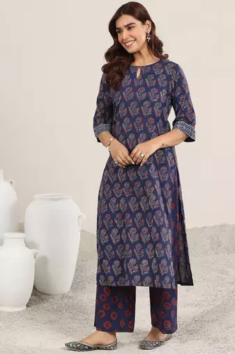 Women floral printed kurta with palazzos & dupatta