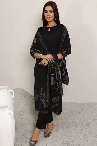 Women floral printed kurta with trousers & dupatta