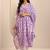 Women ethnic motifs printed empire a-line kurta & palazzos with dupatta