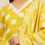 Women printed v-neck kurta with trousers & dupatta