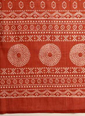 Women ethnic motifs printed regular pure cotton kurta & trousers with dupatta 4