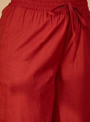 Women ethnic motifs printed empire thread work kurta with trousers & with dupatta 3