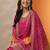 Women ethnic motifs printed kurta with trouser & dupatta