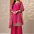 Women ethnic motifs printed kurta with trouser & dupatta