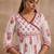 Women floral printed regular pure cotton kurta with trousers