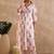 Women floral printed regular pure cotton kurta with trousers