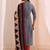 Women geometric printed kurta with trousers & dupatta
