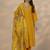 Women ethnic motifs embroidered regular kurta with trousers & with dupatta