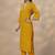 Women ethnic motifs embroidered regular kurta with trousers & with dupatta