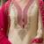 Ethnic motifs embroidered v-neck mirror work kurta with trousers & dupatta