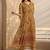Women ethnic motifs printed regular kurta with trousers