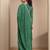 Women ethnic motifs printed regular thread work kurta with sharara & with dupatta
