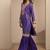 Women ethnic motifs printed regular gotta patti kurta with sharara & with dupatta