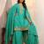 Women ethnic motifs embroidered regular sequinned kurta with sharara & with dupatta